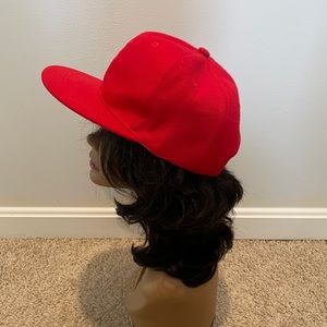Red baseball cap